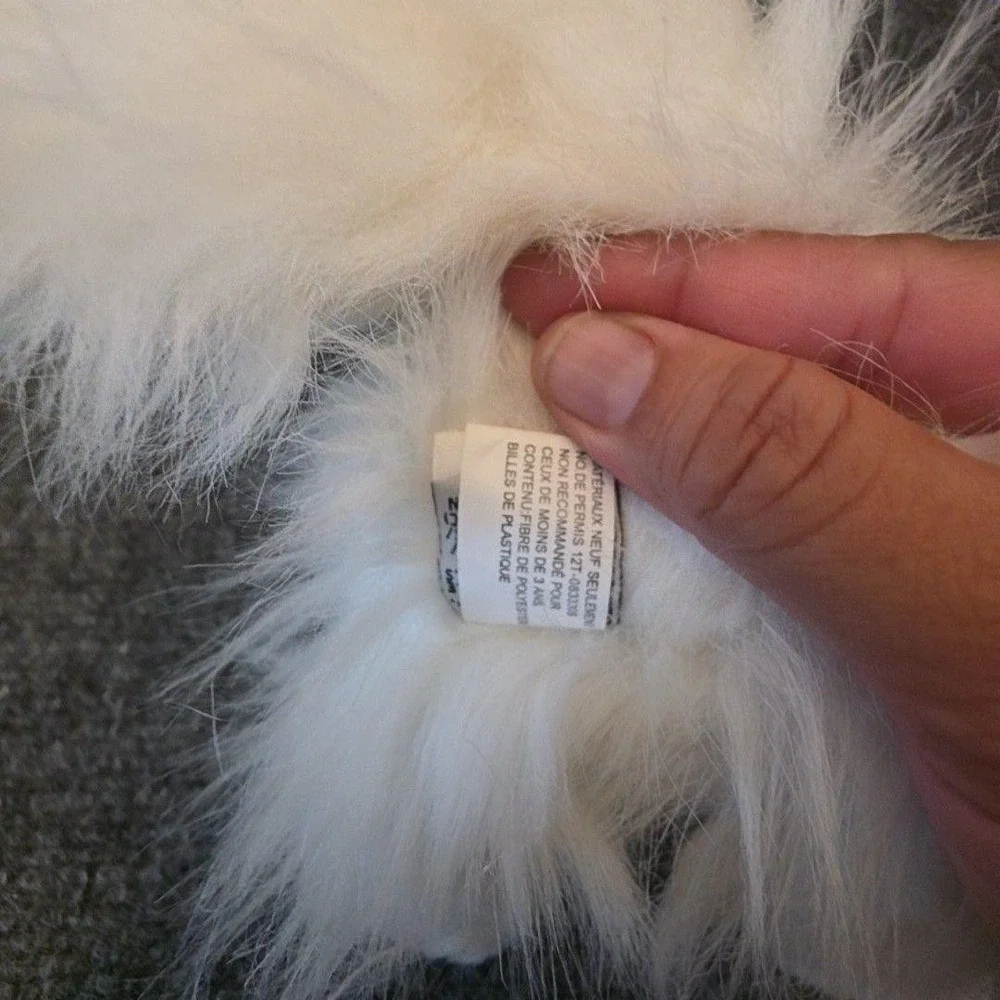 Webkinz GANZ Persian Cat Plush Small White Stuffed Animal Toy W/ Tag Code